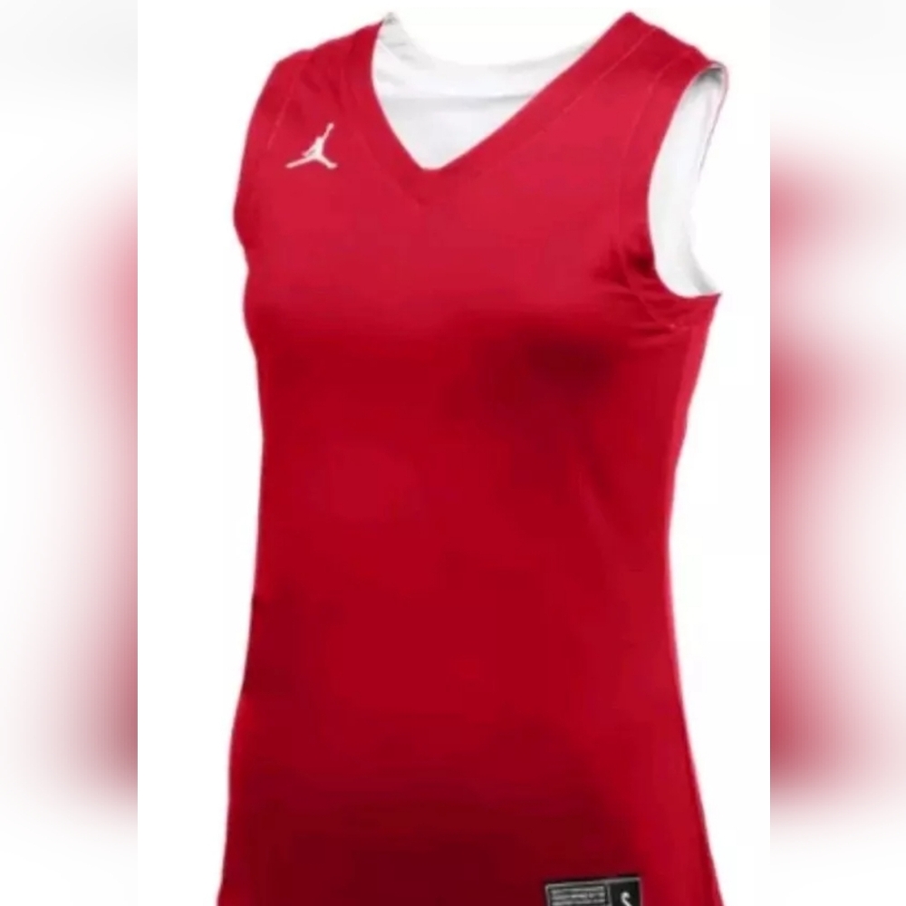 Air Jordan Women’s Reversible Red and White Jumpman Tank Top Size 3XL